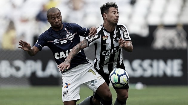 Brigando na parte de cima da tabela, Botafogo e Santos duelam pelo Brasileirão