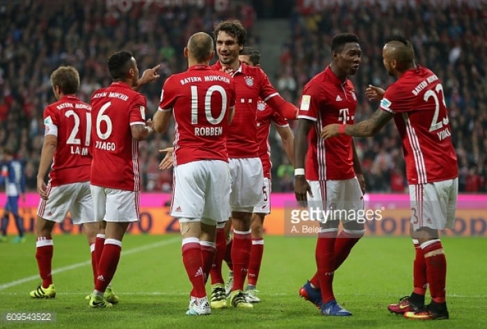 Bayern Munich 3-0 Hertha BSC: Three and easy for league leaders