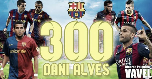 Alves se pone a 300