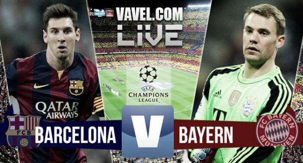 Score Match FC Barcelona - FC Bayern Munich Result Commentary and UEFA Champions League Scores 2015 (3-0)