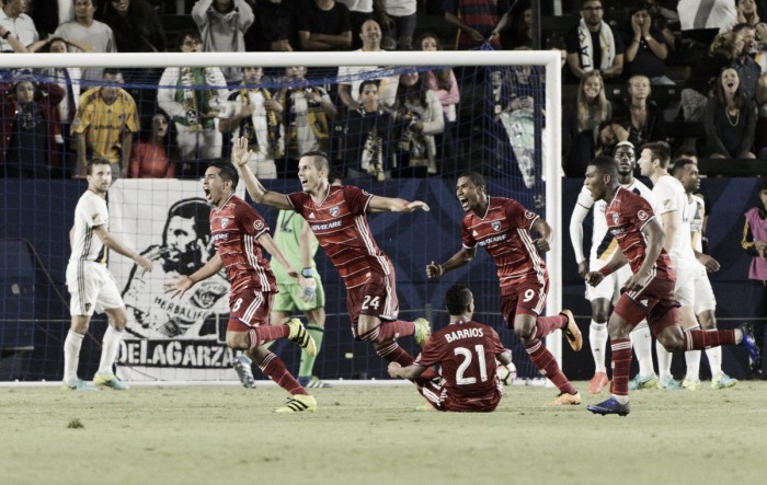 2016 Lamar Hunt U.S. Open Cup: FC Dallas through to the finals after scoring twice in extra time to defeat Los Angeles Galaxy