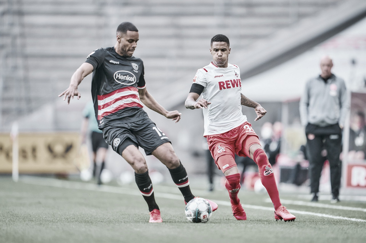 Colônia perde pênalti, mas se recupera no final e busca empate com Fortuna Düsseldorf Colônia perde pênalti, mas se recupera no final e busca empate com Fortuna Düsseldorf
