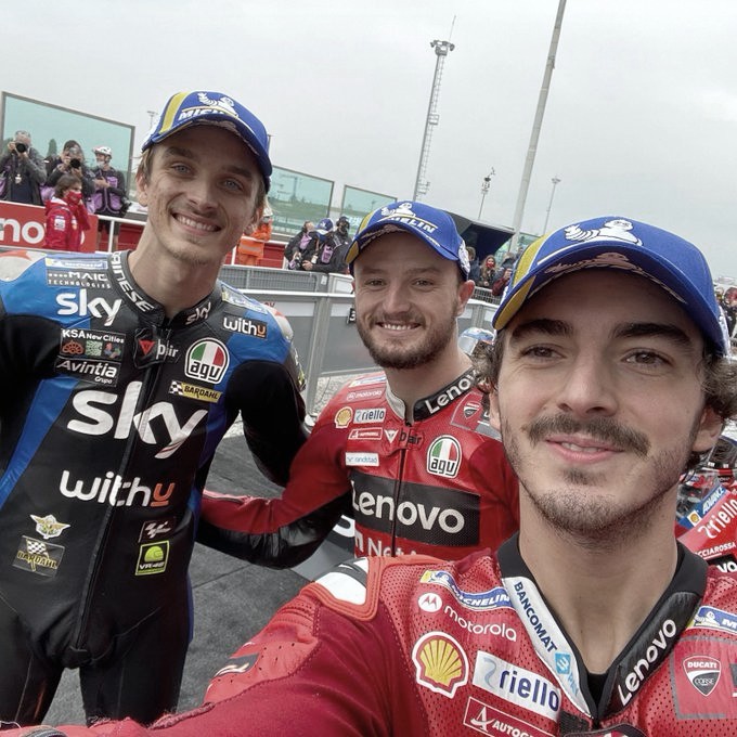 Ducati domina la primera línea en Misano