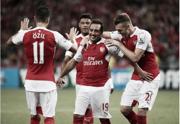 Arsenal 3-1 Everton: Gunners crowned Asia Trophy champions