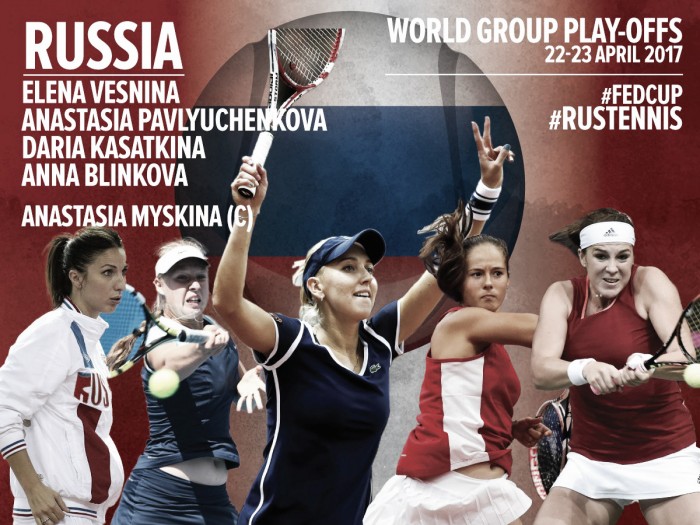 Fed Cup: Russia fields a strong team in their quest to return to the World Group