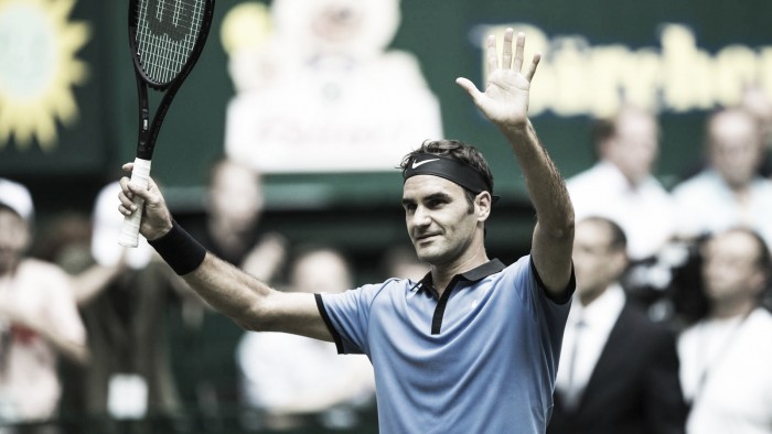 Federer conquista marca histórica em dia cheio de jogos em Halle