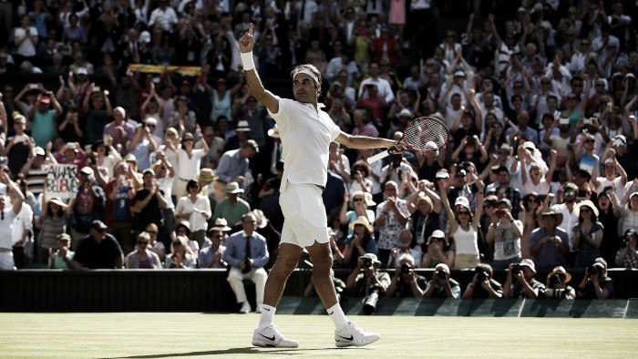 Momentazos 2016. Wimbledon 2016, Federer - Cilic: no todos los superhéroes llevan capa