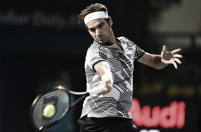 Roger Federer triunfa en su vuelta a Dubai