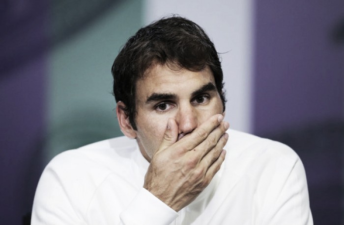 Roger Federer: "Estoy muy triste y enfadado conmigo mismo"