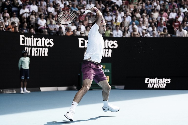 Federer salva sete match points e vence jogo incrível contra Sandgren no Australian Open