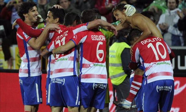 Puntuaciones Granada CF, temporada 2012/2013
