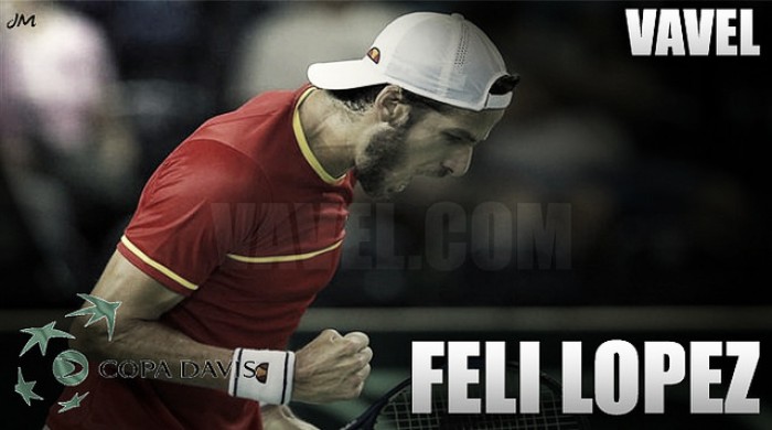 Copa Davis 2016. Feliciano López: siempre para lo que haga falta