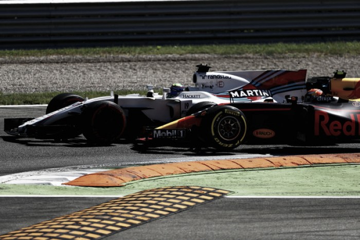 Massa, sobre su toque con Verstappen: "Quizás haya algo dañado en el coche"