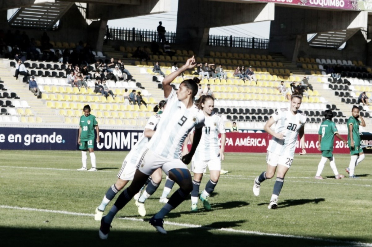 Argentina bate Bolívia e conquista primeiros três pontos na Copa América Feminina