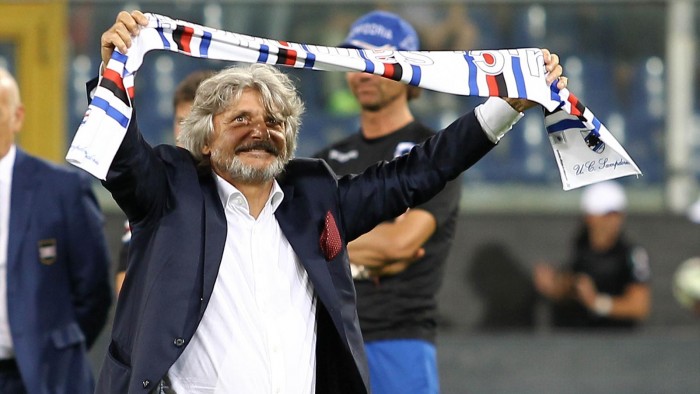Sampdoria, il presidente Massimo Ferrero va controcorrente: "Basta rompere le scatole agli arbitri" Sampdoria, il presidente Massimo Ferrero va controcorrente: "Basta rompere le scatole agli arbitri"