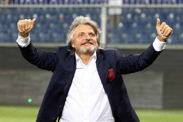 Sampdoria, il tweet di Ferrero: "E' arrivata una stella Vincenzo Montella"