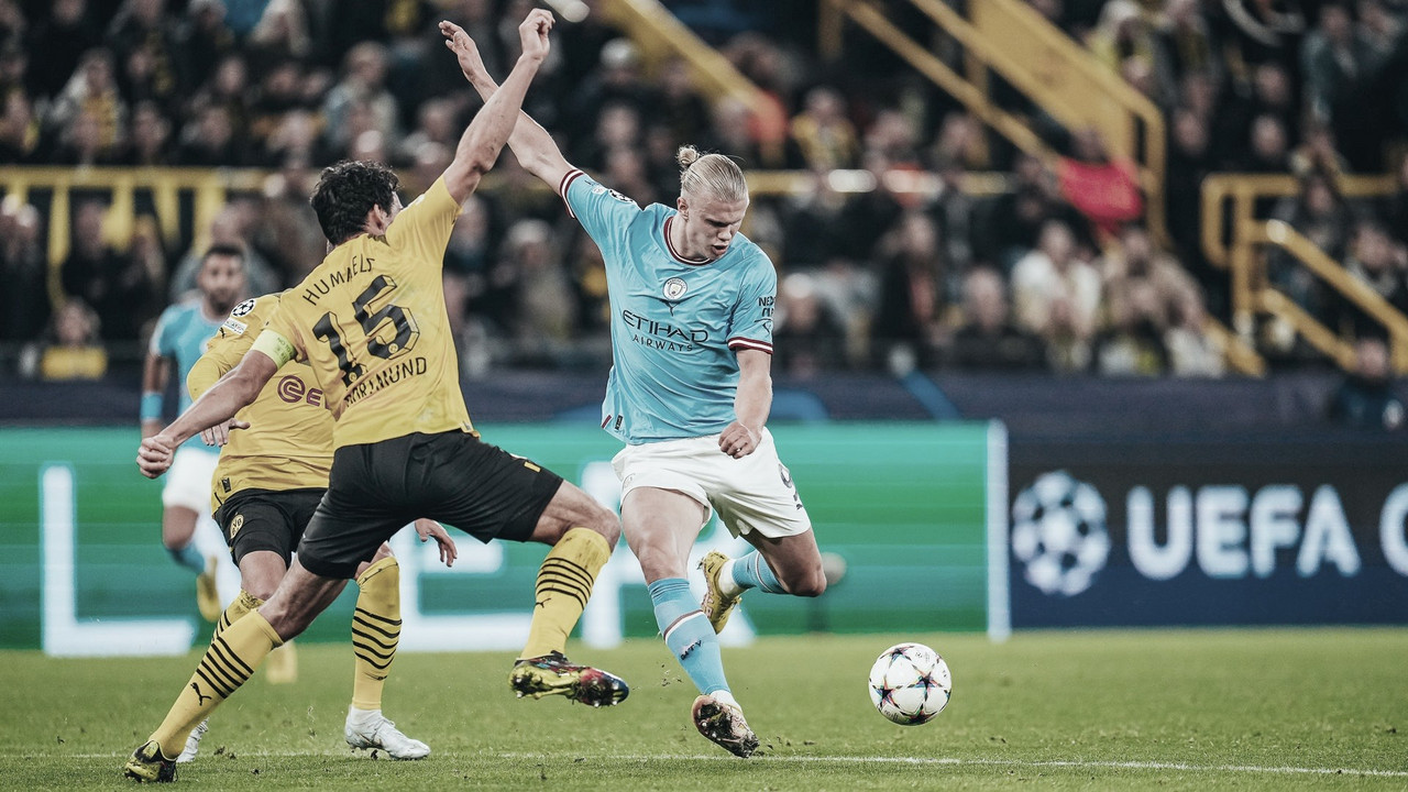 Manchester City perde pênalti e não sai do zero contra Borussia Dortmund