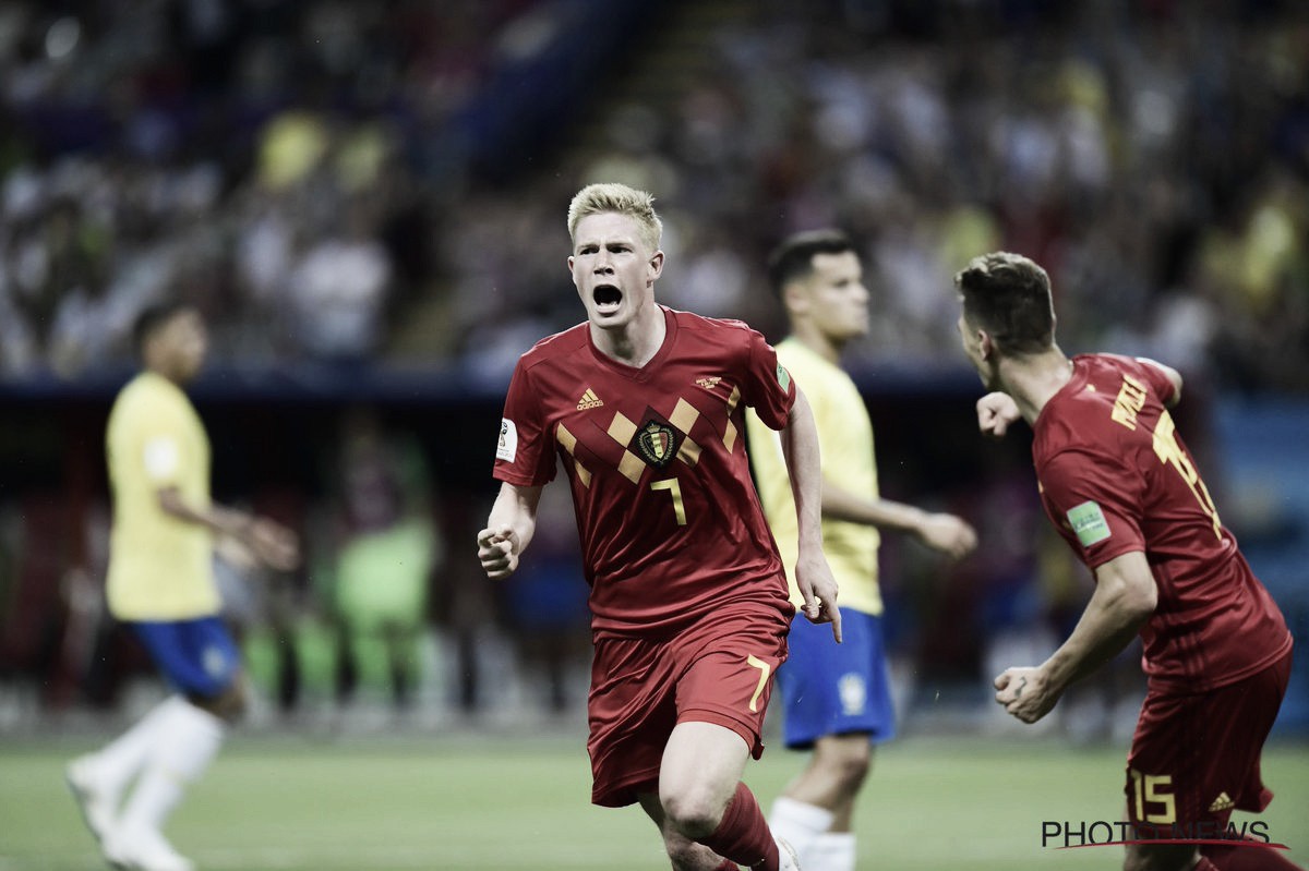 De Bruyne exalta Bélgica após classificação contra Brasil: "Foi um teste para nossa personalidade"