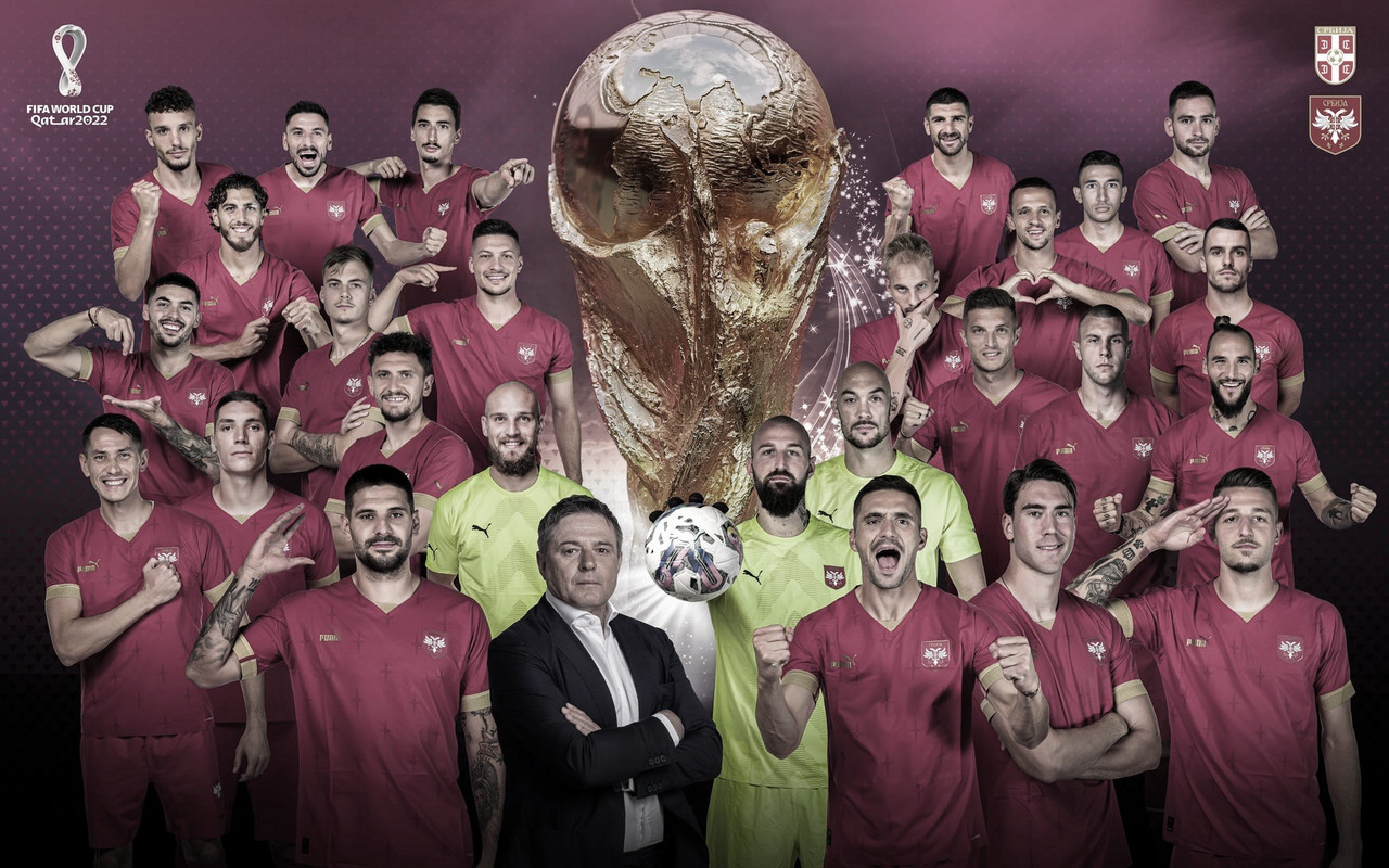 Primeiro adversário do Brasil, Sérvia anuncia os 26 nomes para Copa do Mundo