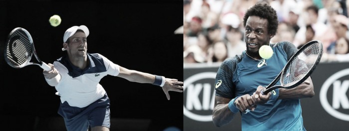 Novak Djokovic vence Gael Monfils pelo Australian Open 2018 (3-1)
