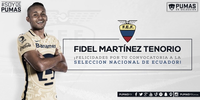Fidel Martínez, convocado para jugar con su selección