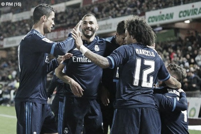 Granada - Real Madrid: puntuaciones Real Madrid, jornada 23 de la Liga BBVA