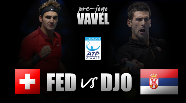 Fazendo final pela sétima vez na temporada, desafetos Federer e Djokovic decidem título do ATP Finals