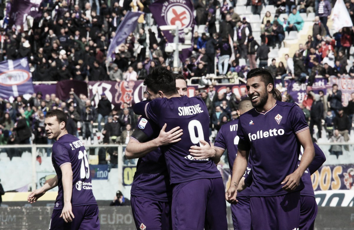 Simeone volta a marcar, Fiorentina bate Crotone e embala quarta vitória seguida na Serie A Simeone volta a marcar, Fiorentina bate Crotone e embala quarta vitória seguida na Serie A