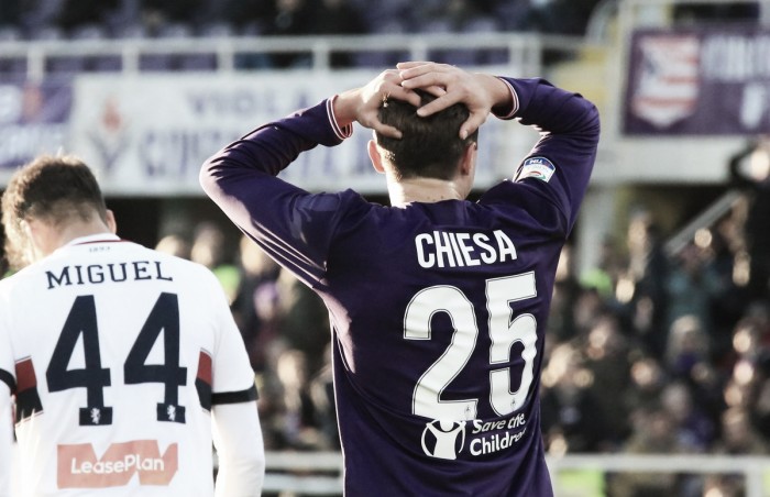 Fiorentina não sai do zero diante do Genoa e perde chance de subir na tabela