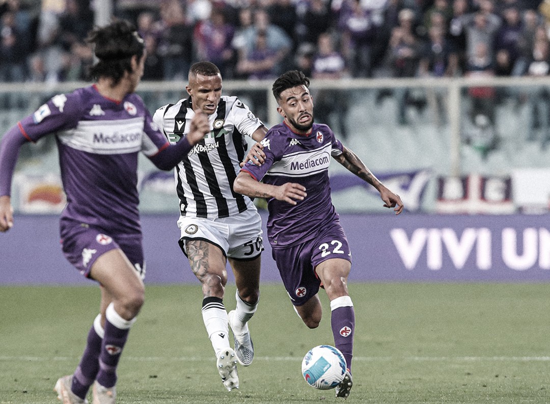 Udinese quebra tabu de quase 15 anos e goleia Fiorentina fora de casa