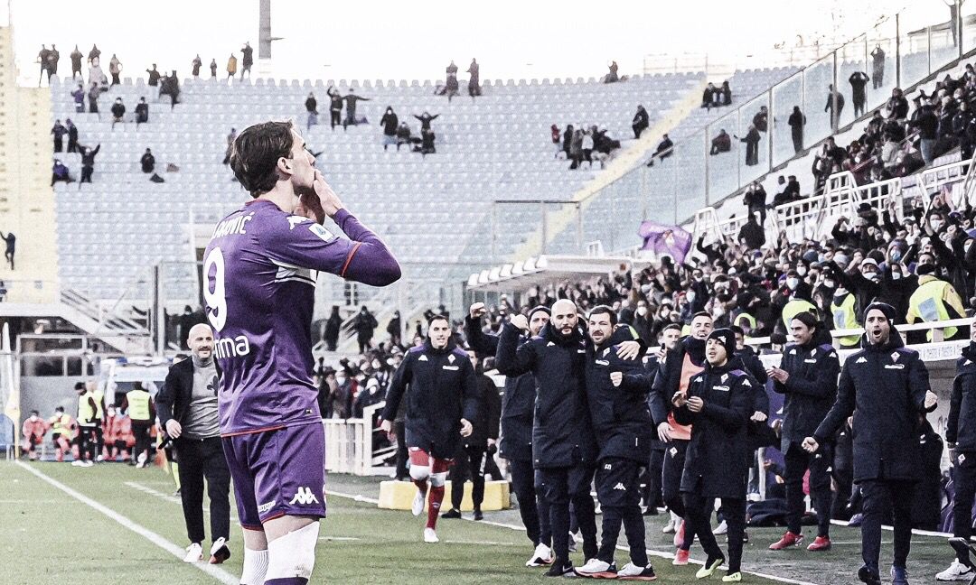 Com mais dois de Vlahovic, Fiorentina goleia Salernitana e vence terceira seguida