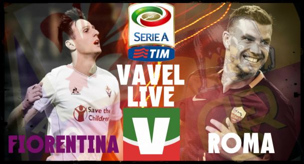 Live Fiorentina - Roma, risultato partita Serie A 2015/2016  (1-2)