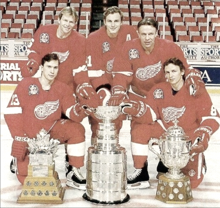 Detroit Red Wings: the russian five