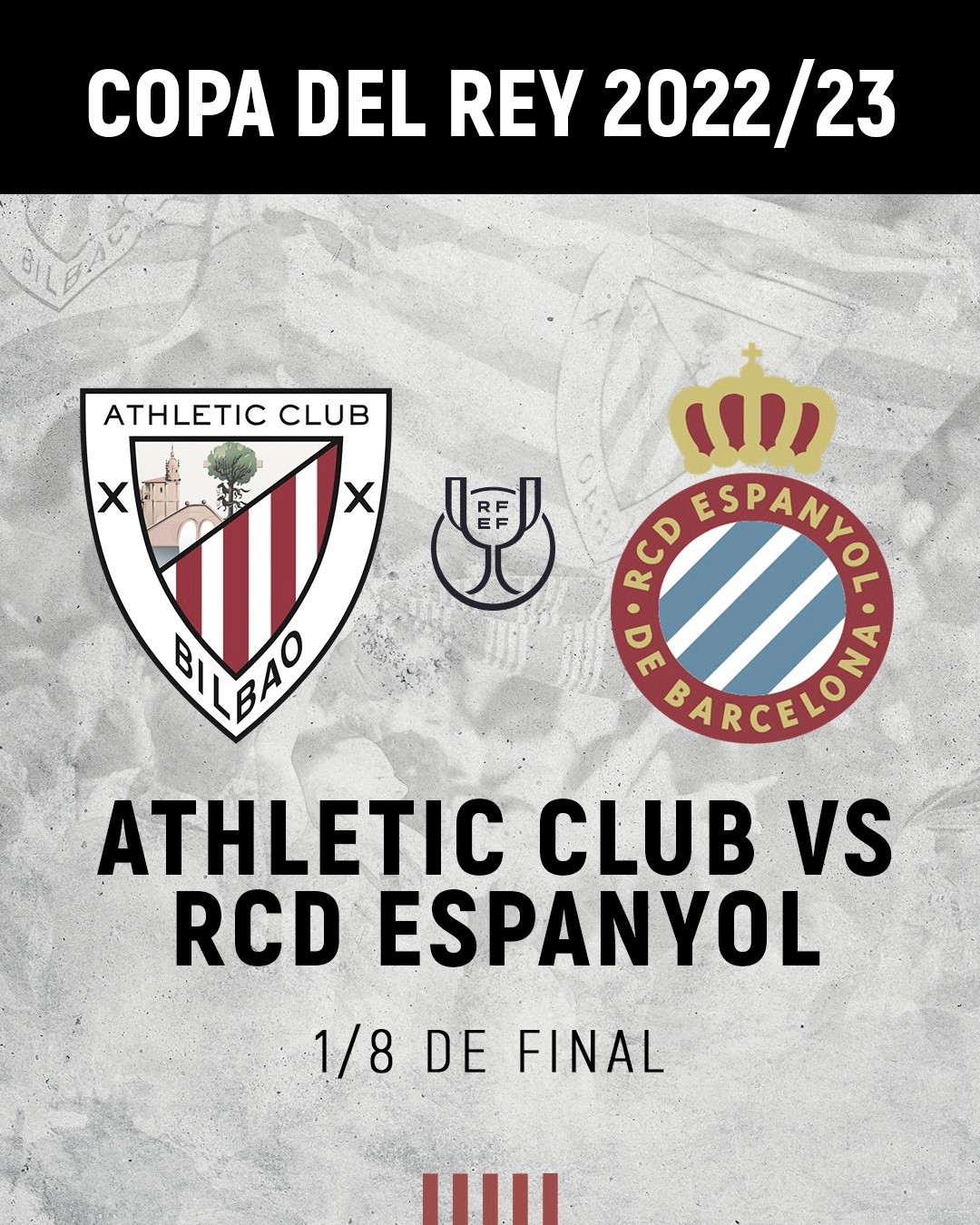 Athletic Club - RCD Espanyol en octavos de final