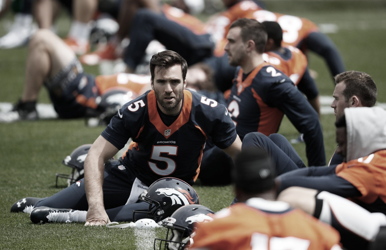 Joe Flacco no ve necesario reclutar un mariscal en
el próximo Draft Joe Flacco no ve necesario reclutar un mariscal en
el próximo Draft
