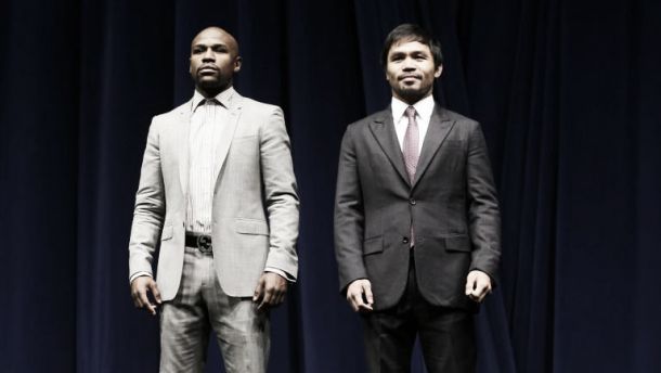 Mayweather and Pacquiaostruggle to agree on doping penalty fee ahead of May 2 clash
