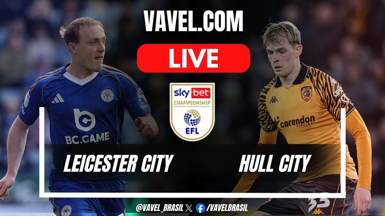 Goals and highlights of Leicester City 2 x 2 Hull City in the EFL Championship
