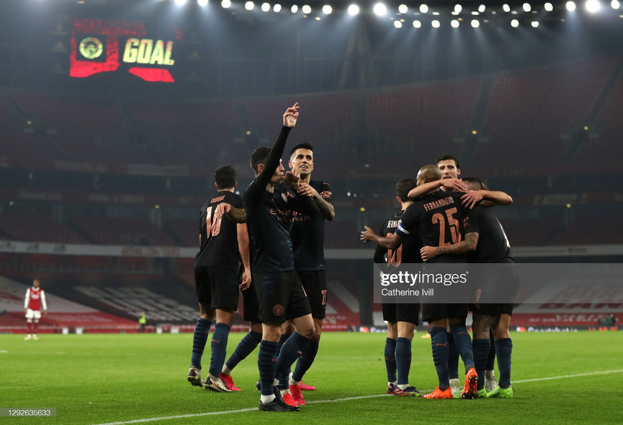 Arsenal 1-3 Manchester City - Arsenal's woes continue as City book semi-final berth