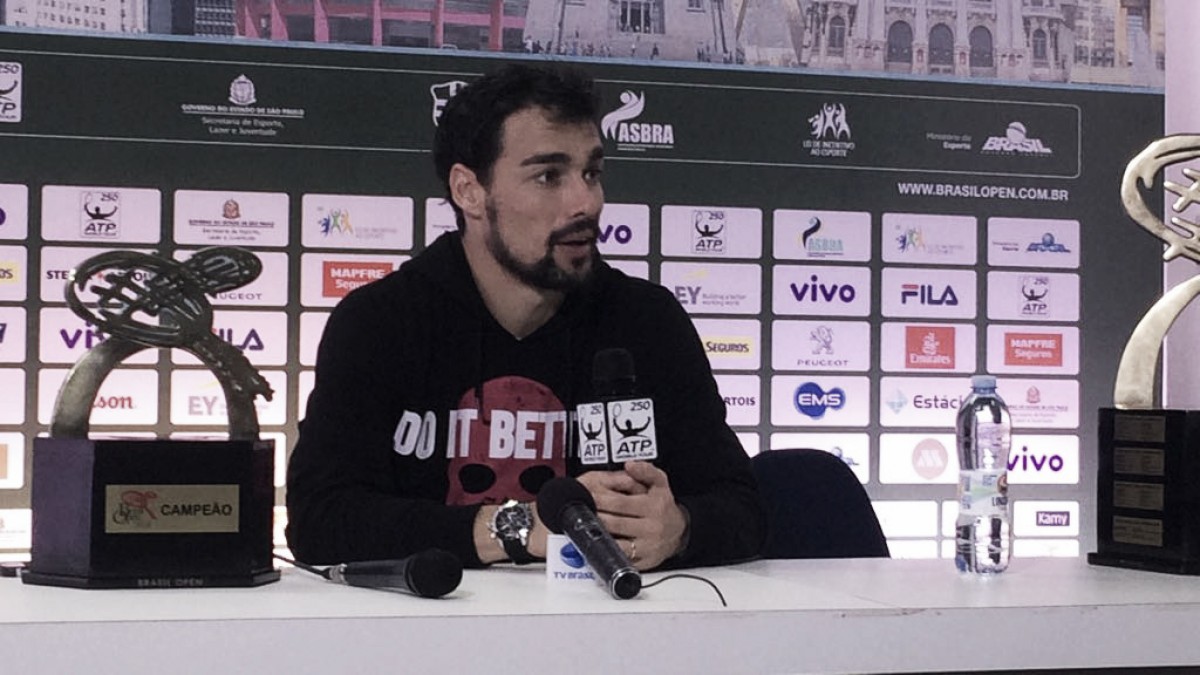 Fognini celebra título do Brasil Open: "Melhor maneira de encerrar a gira sul-americana" Fognini celebra título do Brasil Open: "Melhor maneira de encerrar a gira sul-americana"