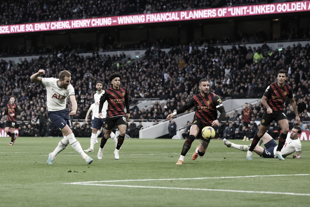 Tottenham vence Manchester City e encosta no G-4 da Premier League