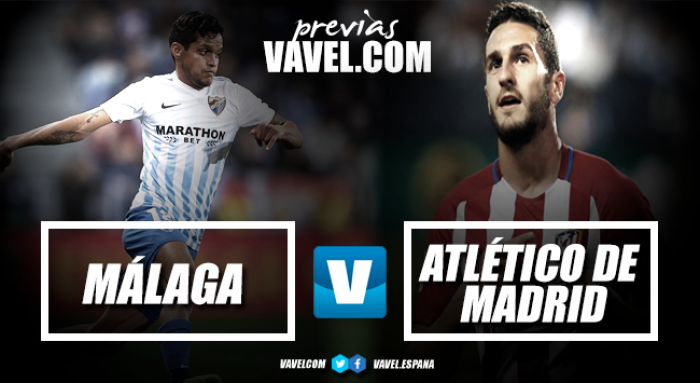 Previa Málaga CF -  Atlético de Madrid: el peor ataque de la liga recibe a la mejor defensa