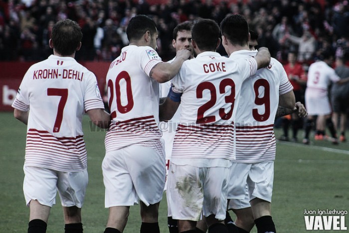 Sevilla FC – Málaga CF: puntuaciones del Sevilla, jornada 20 de la Liga BBVA