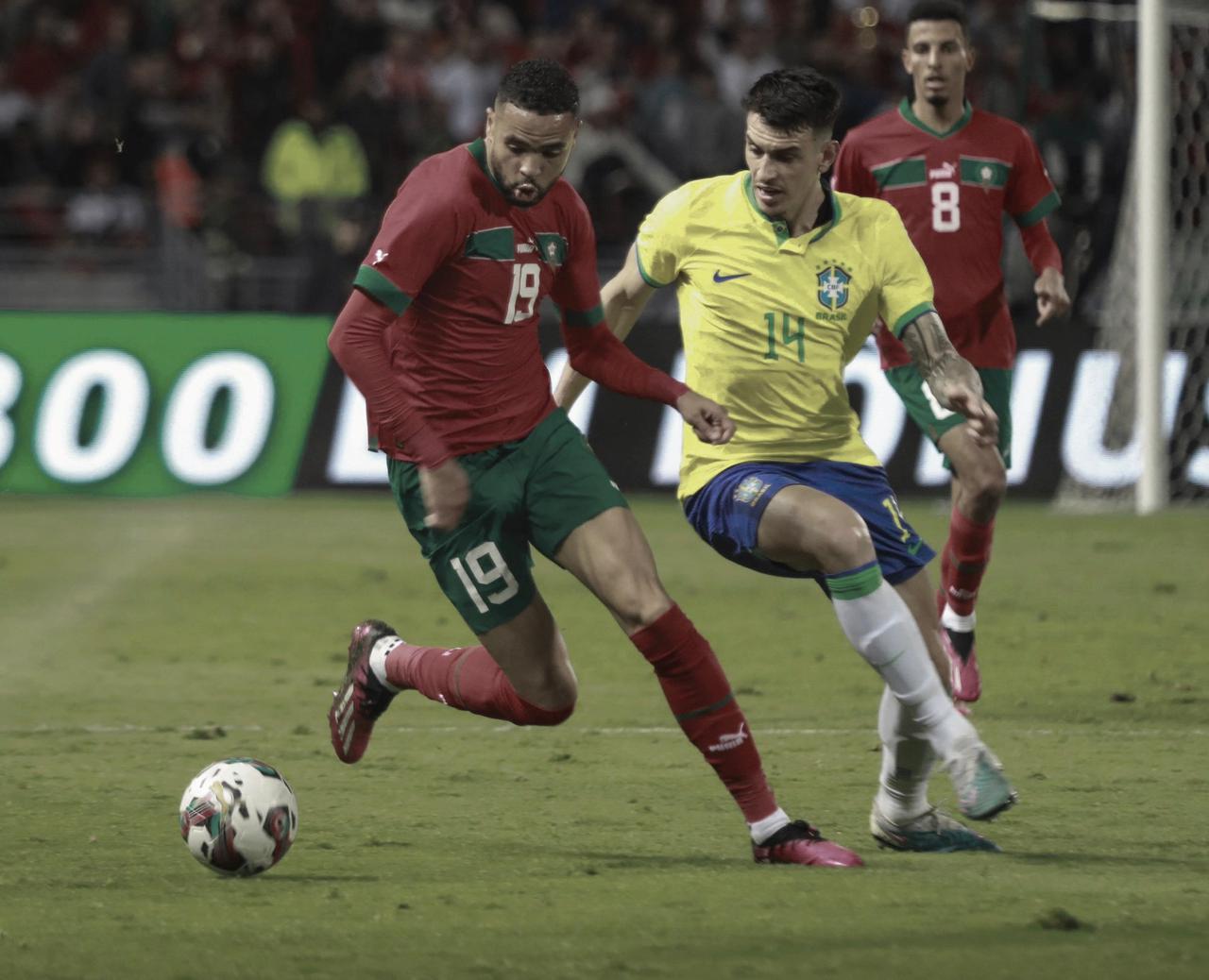 Com equipe desorganizada, Brasil é derrotado por Marrocos em amistoso