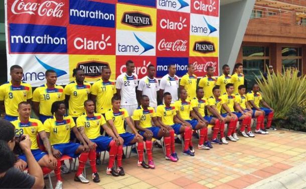Los convocados de Ecuador para enfrentar a Uruguay y Chile
