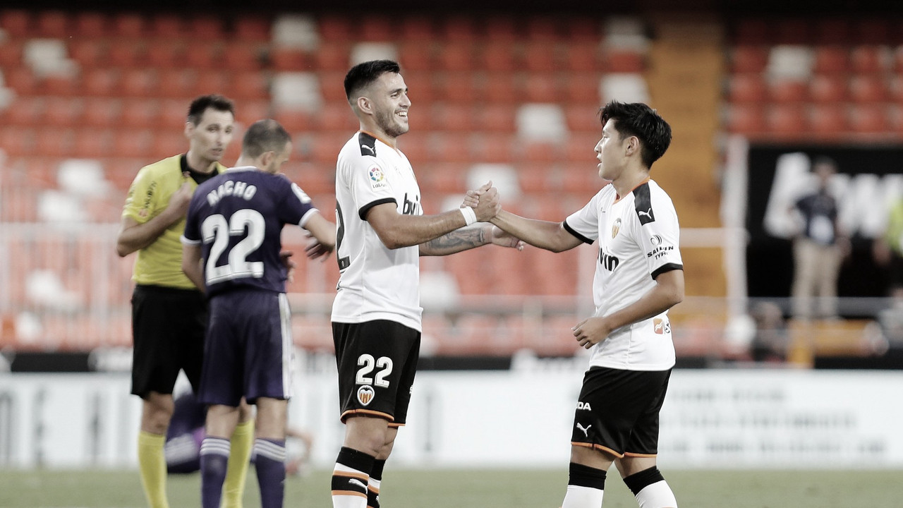 Maxi Gómez alcanza los diez goles en el Valencia