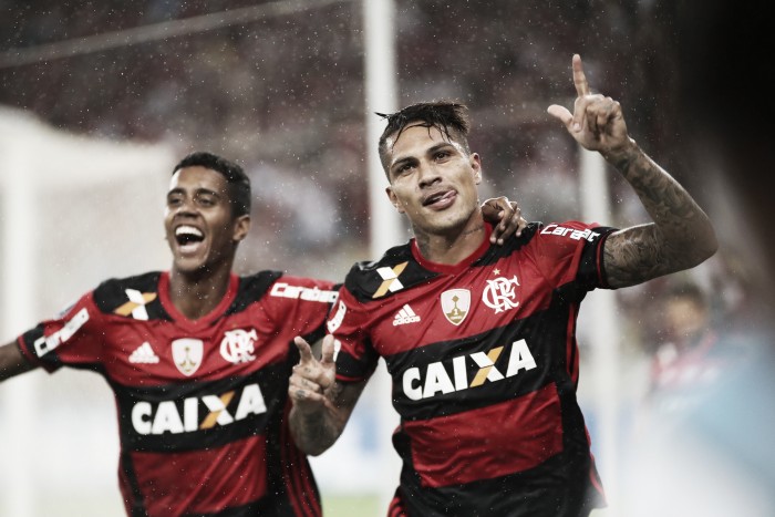 Guerrero enaltece coletivo do Flamengo após primeiro gol na Libertadores: "Muita união"