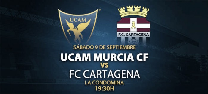 Previa UCAM - FC Cartagena : derbi por todo lo alto en La Condomina