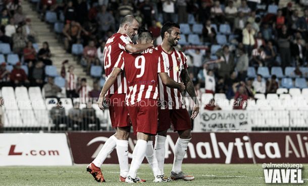 Resultado Almería - Real Valladolid en Liga Adelante 2015 (1-1)