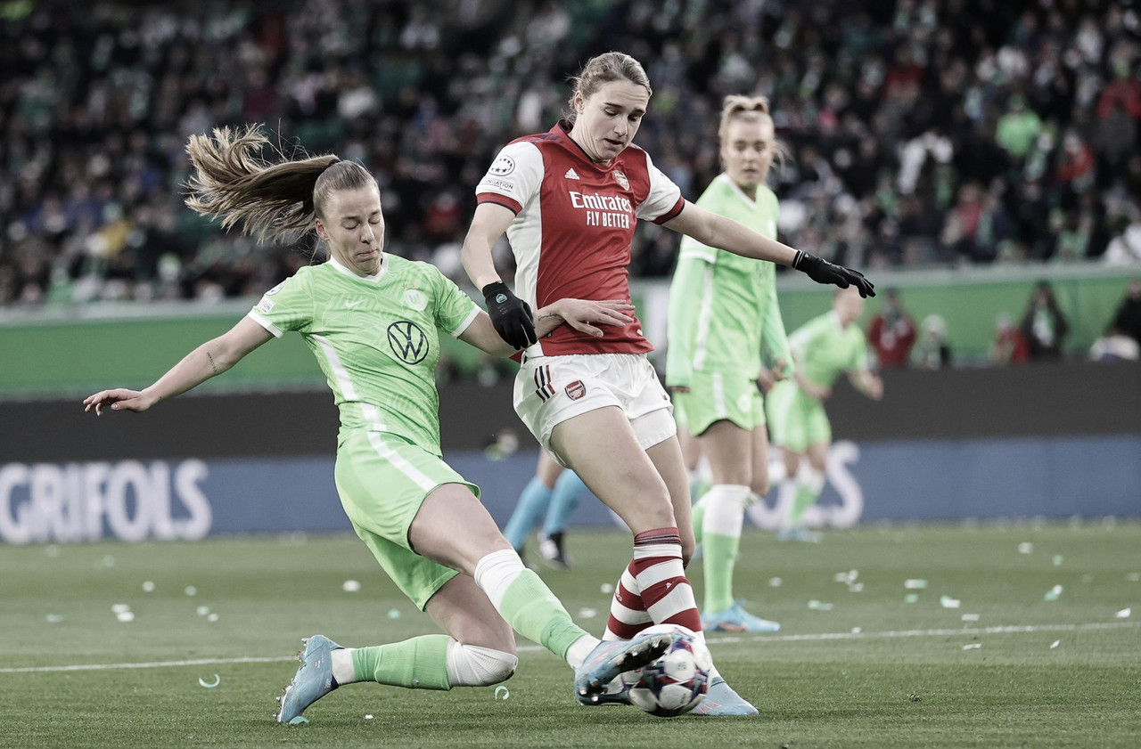Wolfsburg bate Arsenal e avança à semifinal da Liga dos Campões Feminina