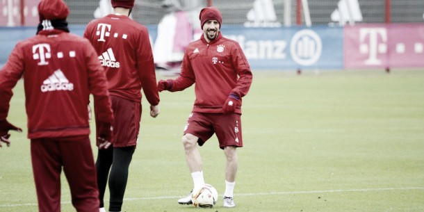 Franck Ribery returns to Bayern Munich training after nine month layoff